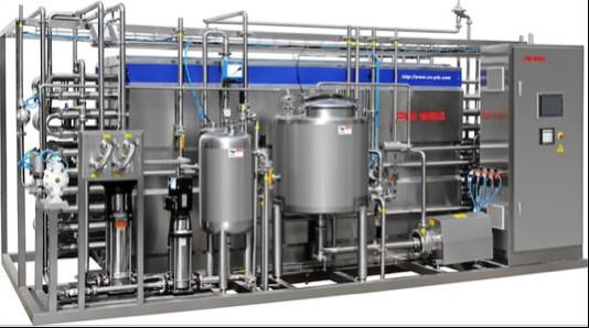 6000L/H Full-Automatic Ultra High Temperature Tubular Sterilizer UHT For Milk