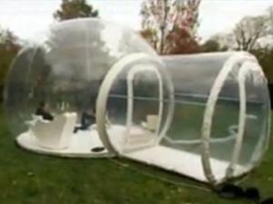 China Fantasy And Attractive Inflatable Bubble Tent For Outdoor Entertainment factory