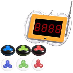 China Wireless table call bell restaurant guest call waiter system factory