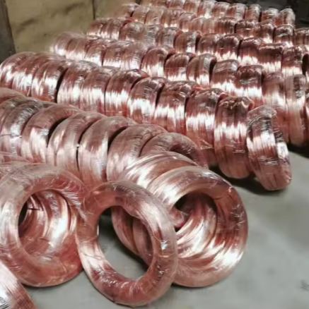 High Content Pure Red Copper Wire Polished With Spool Customization