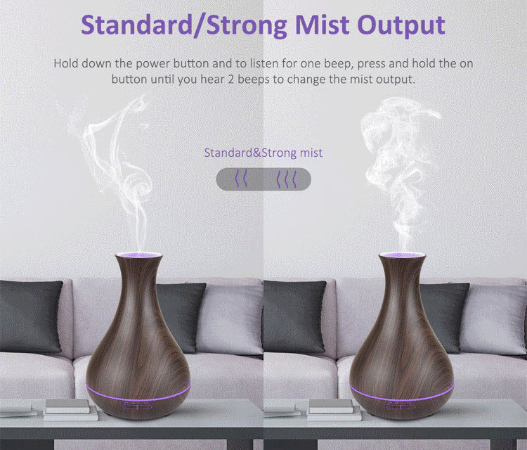 Dark Wood Grain Oil Diffuser