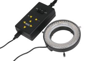 China Φ61mm Outer Diameter Microscope Accessories , Microscope Led Illuminator 4-Zone Division factory