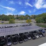 Waterproof Anodized Galvanized Open Ground Solar Carport Structures