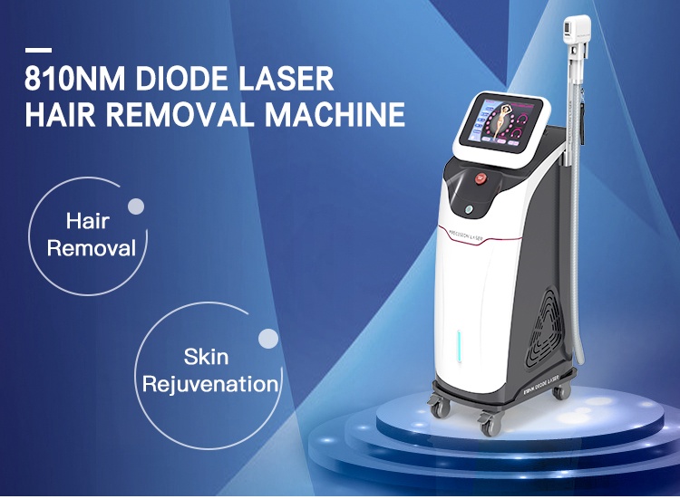Newest 810nm professional painless diode laser hair removal machine for hair removal