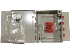 China FTTH Mini Wall Mount Fiber Optic Terminal Box 8Port SC / LC / ST / FC factory