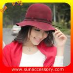 6090434 Sun Accessory customized winner fashion wool felt clothe hats, women