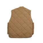 Winter Solid Men′ S Diamond Quilted Zipper Sleeveless Jacket Vest