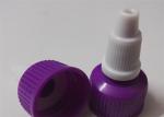 20 / 410 Purple / Grey Plastic Bottle Lids Twist Type Out Diameter 23 . 5MM
