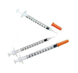 China CE ISO Disposable Insulin Syringe With Retractable Needle 1ML factory