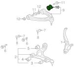 7L0407077 Suspension Parts Control Arm Bushing