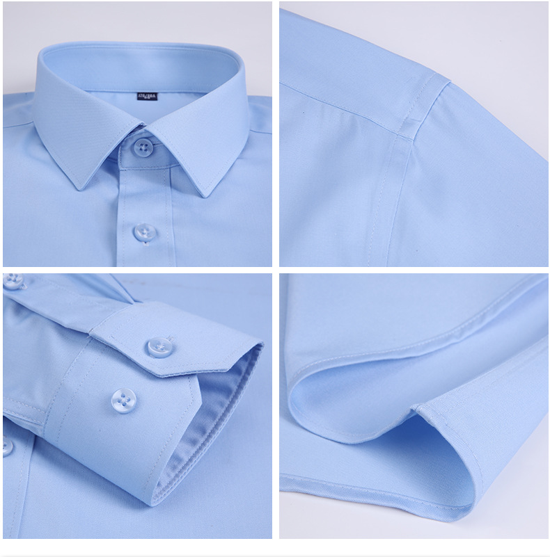 Long Sleeve Shirt Casual Office Wear Business Formal Cardigan for Men in Spring 2023