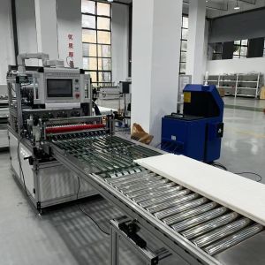 8mm Adjustable Air Filter Production Line Automatic PP Gluing Machine