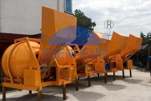 China Discharging 350L Concrete Mixer Machine Diesel Engine JZR350 Construction factory