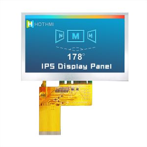 4.3-inch 800x480 dot matrix TFT LCD display module With LVDS Interface