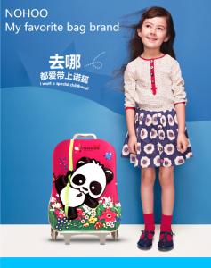 China 3D Cartoon Hard Shell Kids Suitcase , Kids Travel Luggage Outside Trolley factory