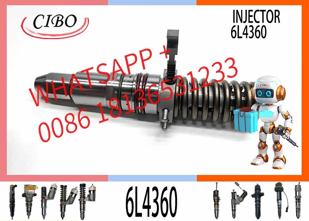 Common rail injector fuel injecto 6L4357 6L4355 6L4360 0R-8338 4P9076 4P9077 7C4148 for 3512A 3512/3516/3508