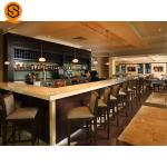 LED Light Solid Surface Bar Counter