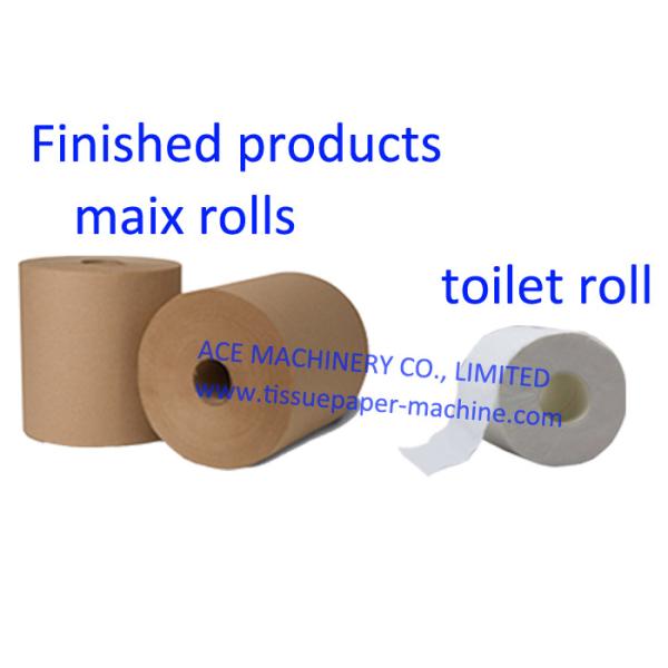 Automatic maxi roll making machine