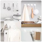 Adhesive Heavy Duty Waterproof Bathroom Shower Wall Towel Hooks Stainless Steel