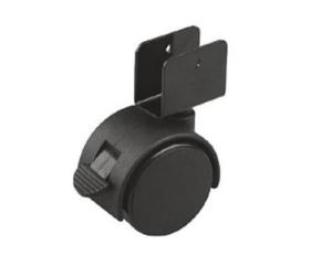 China U Channel Furniture Caster Wheels With Brake , Replacement Office Chair Wheels factory