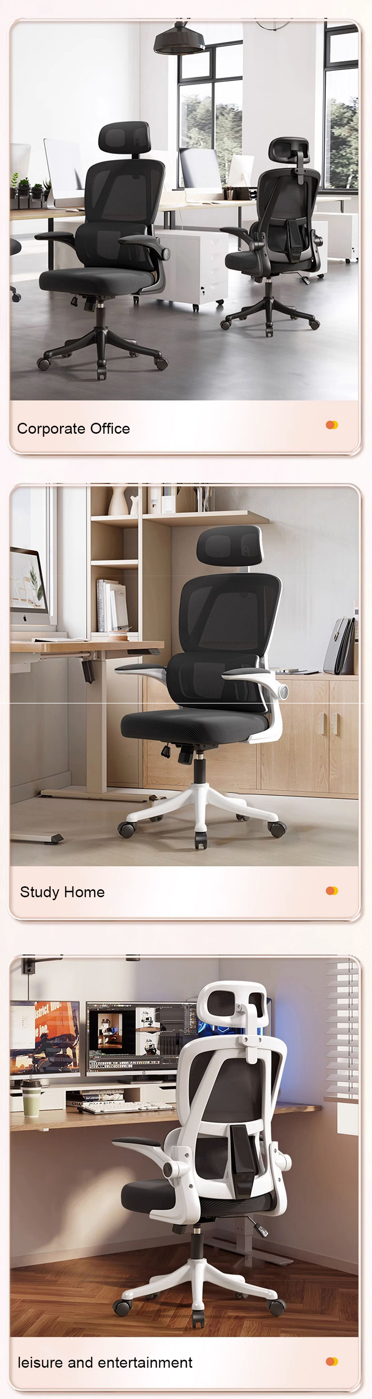 360 Degree Rotation Ergonomic Chair The Ultimate Seating Solution for Home and Office
