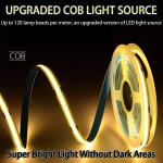 Low Voltage 12v/24v High Brightness 2835 2025 Soft Light Strip 3mm 5mm 8mm 10mm