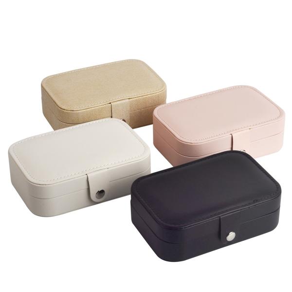 White Large-capacity Jewelry Storage Box Scratch-Free Protection For Rings Necklaces And Earrings