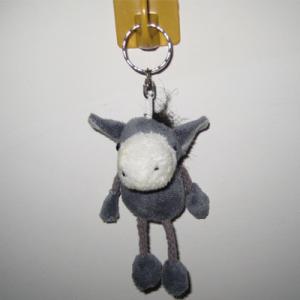 China lovely plush donkey keychain factory