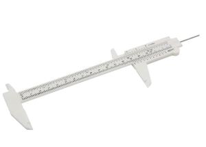 China CE Microblading Plastic Vernier Calipers Eyebrow Tattoo Measuring Calipers factory