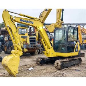 China Affordable KOMATSU PC56 Excavator with Low Working Hours and Crawler Chain Movement factory
