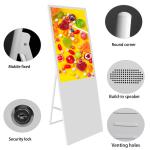 Lcd Digital Poster Kiosk 43" 49" 55 Inch Indoor Moving Advertising Media Player