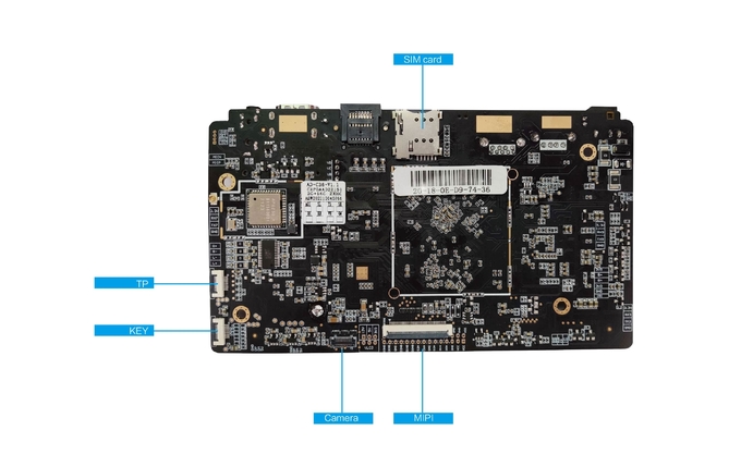 Kiosk Industrial Control Board With CPU RK3566 Arm 4K HD MIPI EDP LVDS Android Board