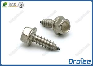 China Stainelss Steel 18-8 Hex Washer Head Sheet Metal Screw #8-15 x 1/2 Type A factory