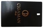 Customized Personalized Black Clothing Hang Tags, Apparel Label And Tag 120 * 60