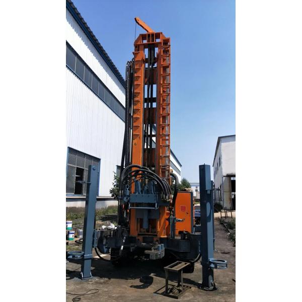 400m DTH hydraulic CRAWLER WATER WELL DRILLING RIG machine portable water well