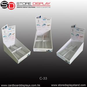 China PDQ tabletop cardboard display showbox with 4 grids factory