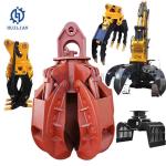 36 Tons 40 Tons Digging Grab Excavator Scrap Grab Bucket Orange Peel Grapple For