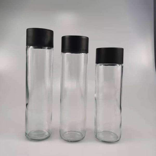 Glass Cold Pressing Fruit Juice Milk Cold Brew Coffee Beverage Voss Water Bottle