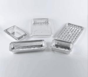 China Disposable Rectangular Turkey Chicken Roast Aluminum Foil Serving Tray factory