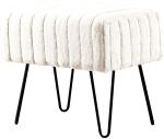 Living Room Modern Ottoman Stool Modern Luxury Low Sofa With Gold Brass