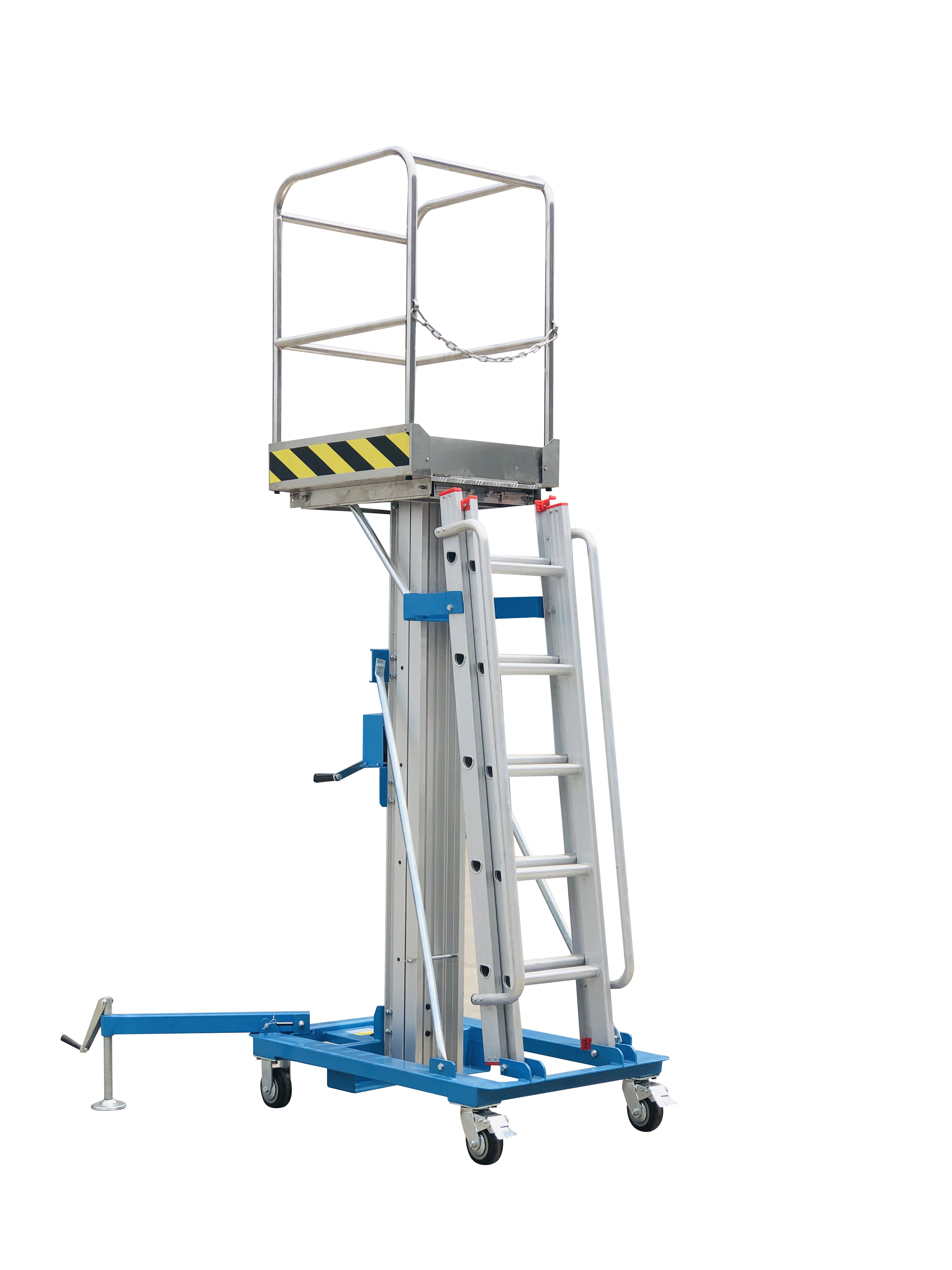 SP32 Model 125kg Load Manual Winch Elevating Lift Platform with Tilted Platform