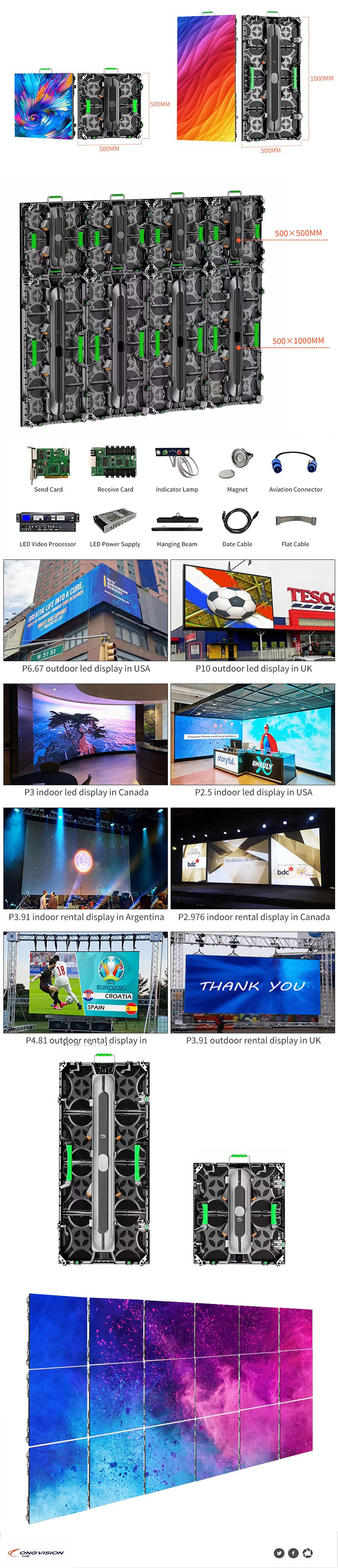 Concert Background High Refresh LED Display Screen P4.81 Indoor Outdoor Rental