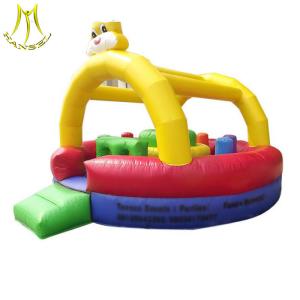 China Hansel hot selling commercial inflatable jumping bouncer castle inflatable playground manufacturer factory
