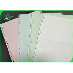 CB CFB CF 9.5'' X 11'' Carbonless Paper NCR Paper For Thermal Printers Clear