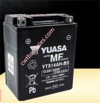 Aftermarket Yuasa YTX14AH-BS Motorbike Lithium Battery 12V 12Ah 10HR