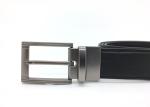 Double Sides Rotatable Pin Buckle Mens Reversible Belt