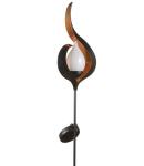 Waterproof Metal 70 Inches Flame Solar Garden Lights
