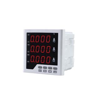 China 96*96 mm Three Phase LED Current Ampere Meter factory