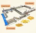 Automatic Potato Chips Production Line for 2 KG Frozen French Fries in Snack