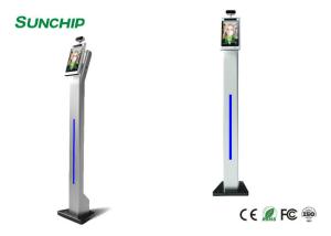 China 8&quot; Touchless Biometrics Face Recognition Infrared Thermometer factory